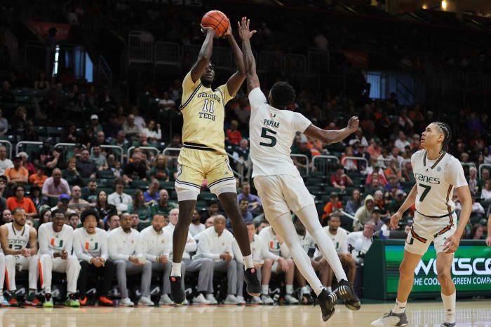 Georgia Tech Forward Baye Ndongo vs Miami